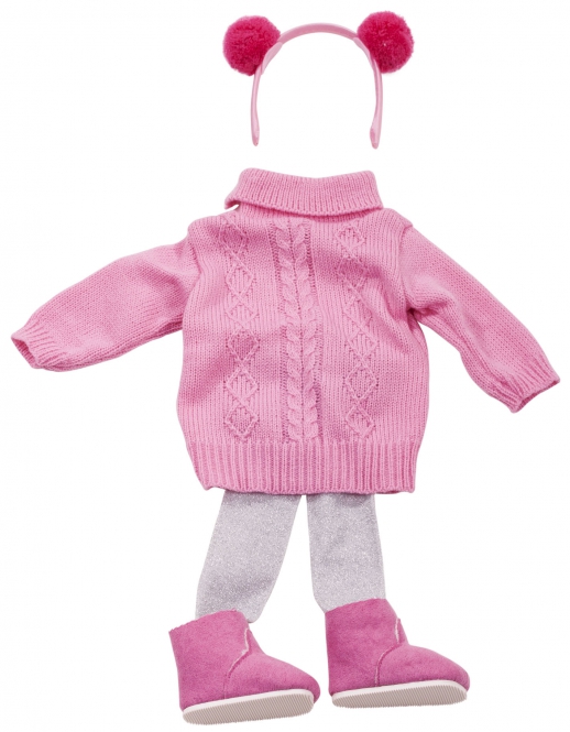 Obleček se svetrem s rolákem 36 cm