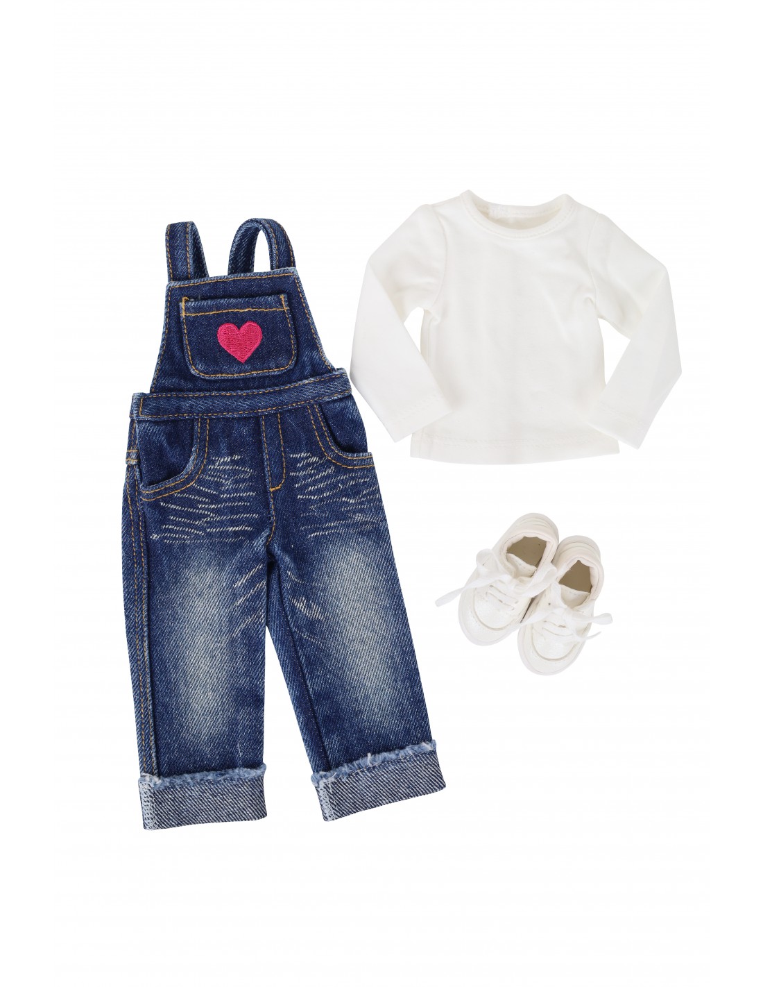 Obleček Ruby Red Fashion Friends Dungaree Day 36 cm