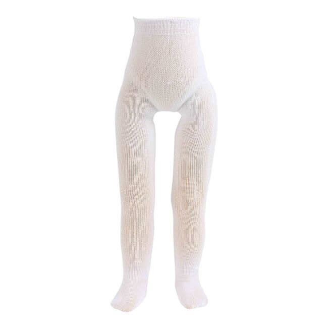 Punčocháče bílé (pro panenku 39-48 cm)