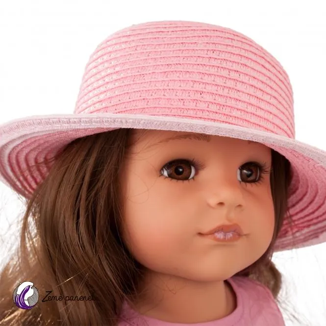 Götz Klobouk růžový M/XL na panenky 45-50 cm