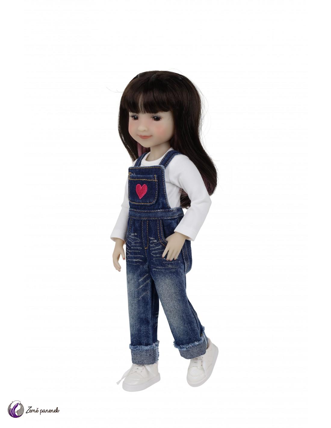 Obleček Ruby Red Fashion Friends Dungaree Day 36 cm