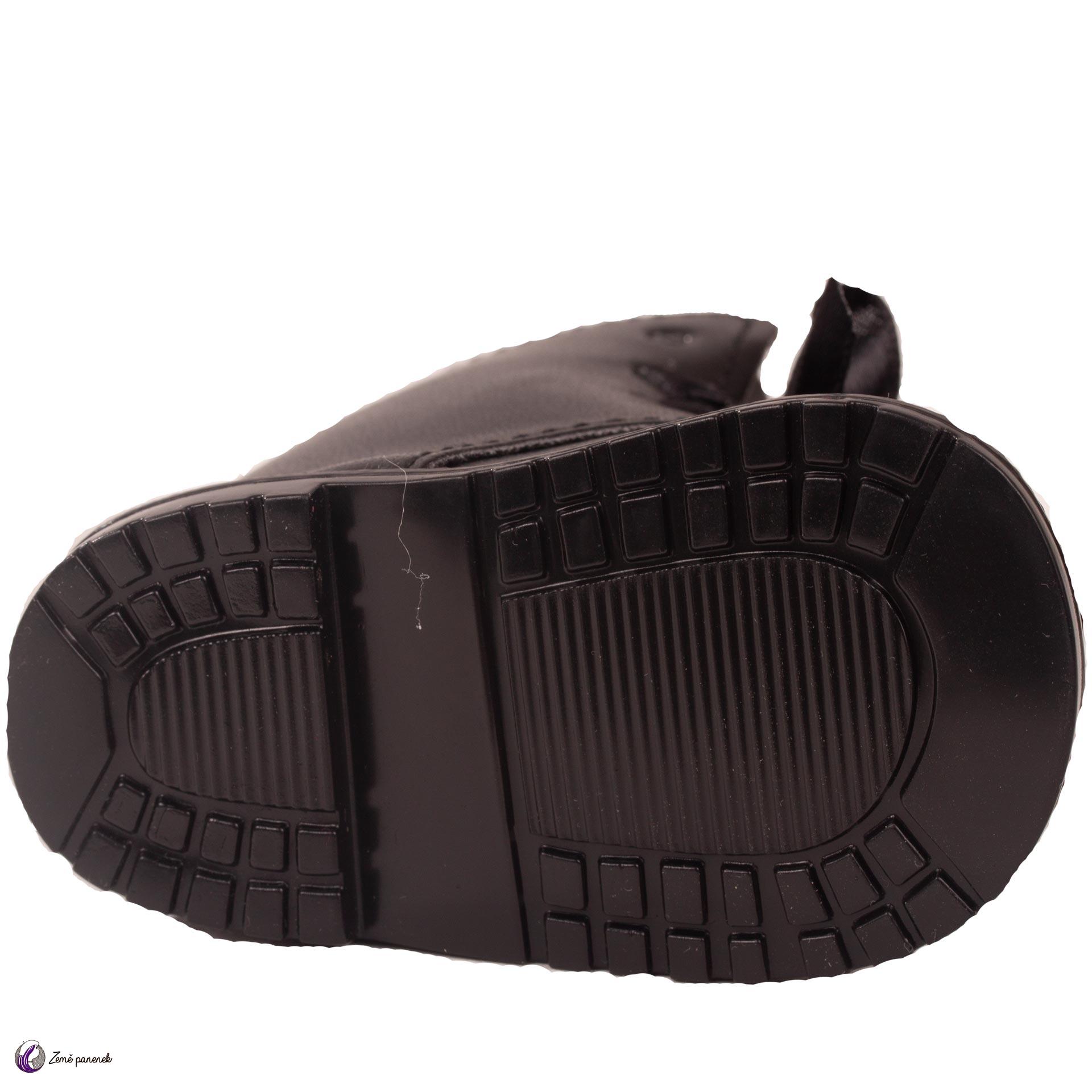 Götz Boty černé kotníkové na panenku 36 cm