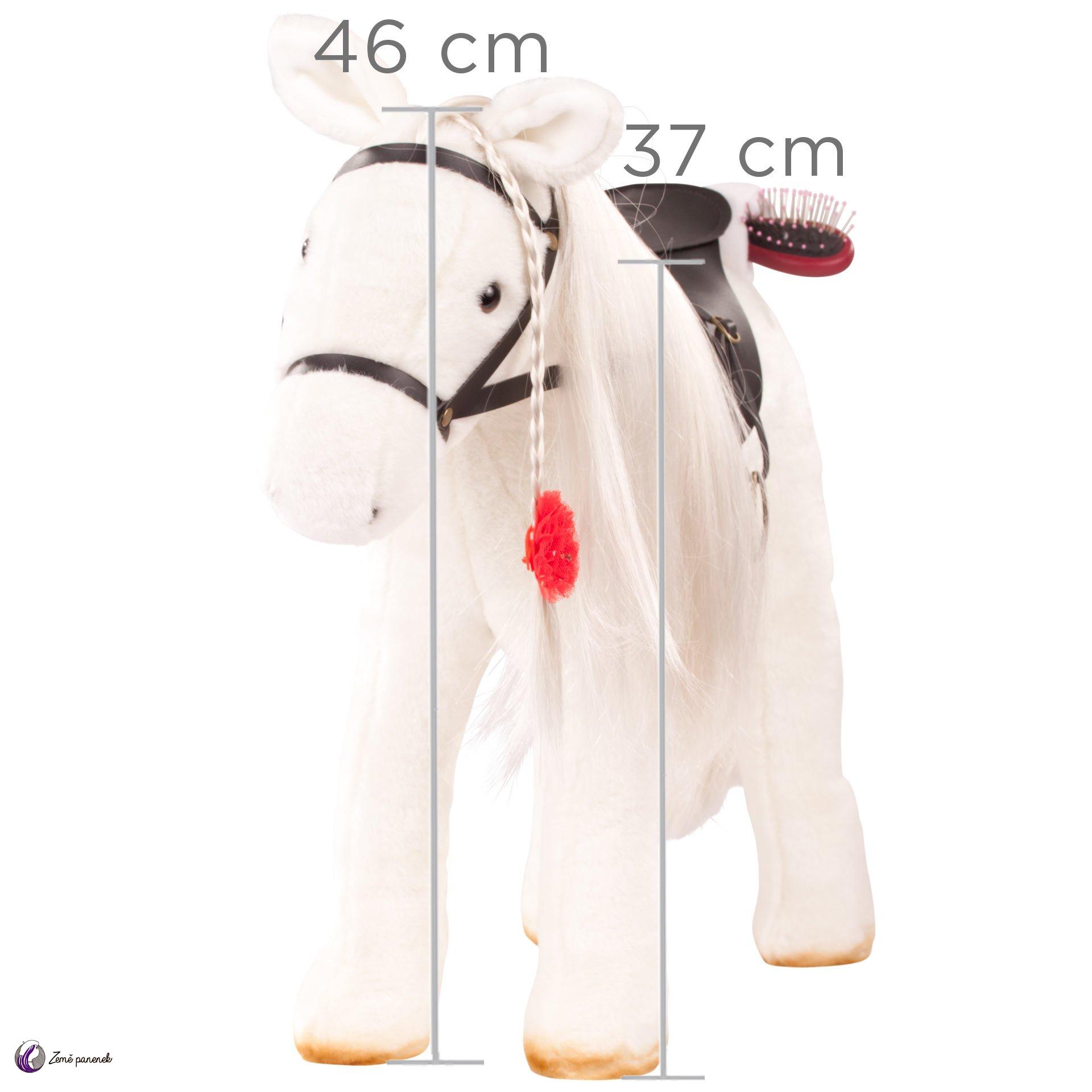 Götz kůň bílý lipicán česací (cca 50 cm)