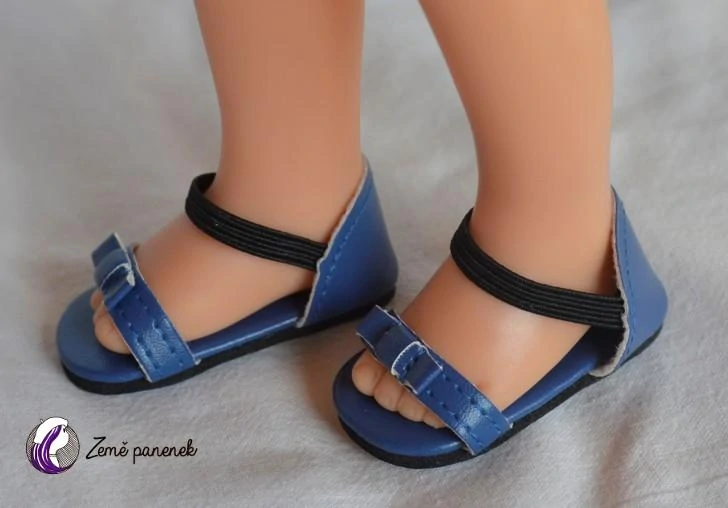 Boty modré sandálky na Paola Reina 32 cm