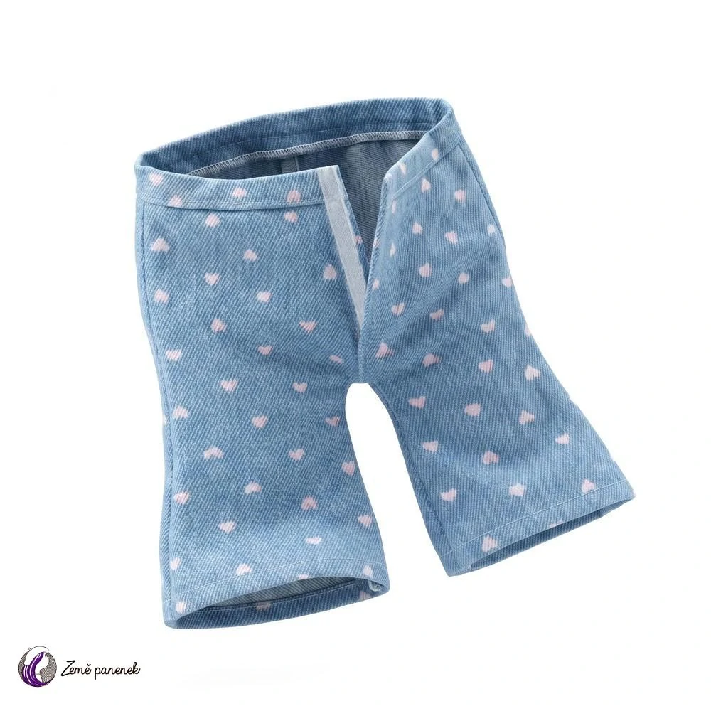Obleček pro Lucky plyšáky - Denim Hearts