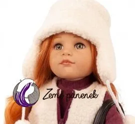 Götz panenka Hannah s čepicí a pejskem