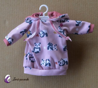 Obleček Mikonové šatky na Las Miniamigas 21 cm