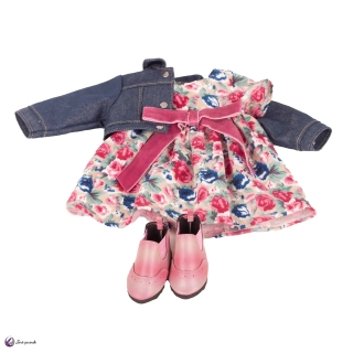 Götz Komplet denim rose 45 - 50 cm