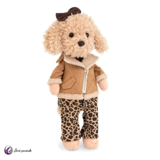 Lucky Doggy Fendi Leopard Outfit